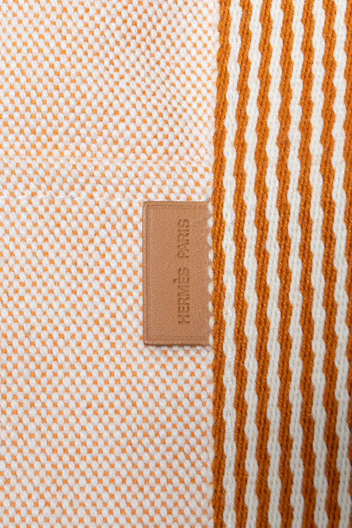 HERMÈS Fourre Tout Tote Bag Canvas Orange