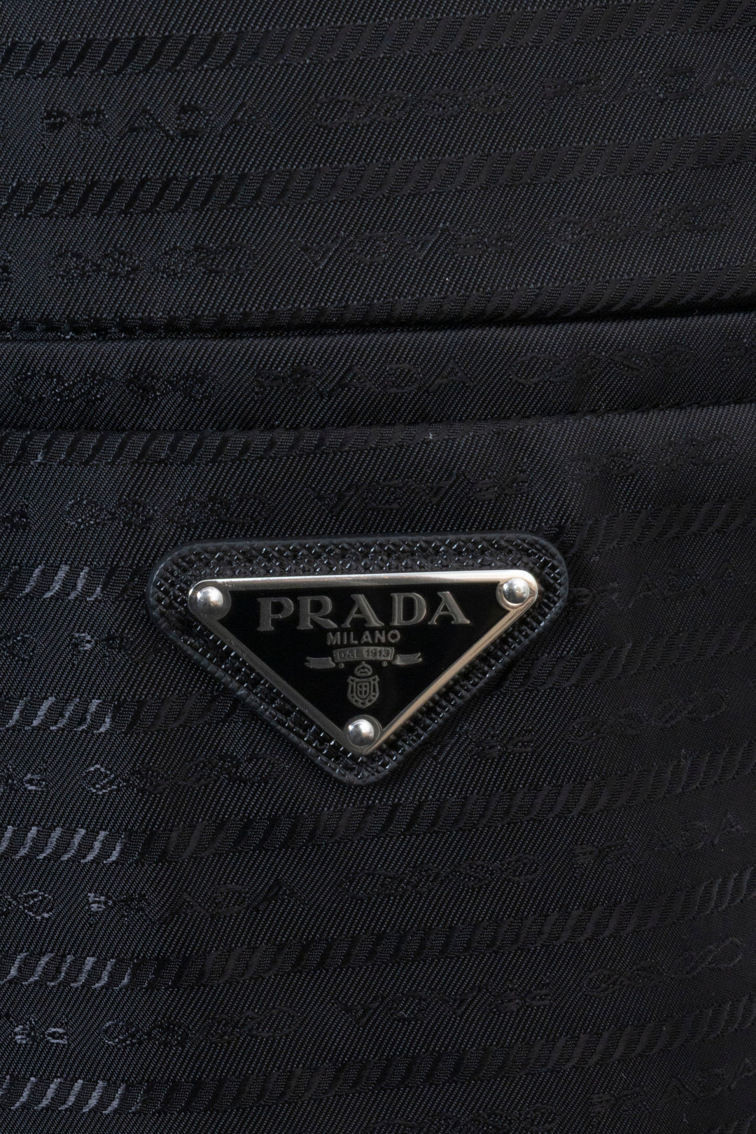 PRADA Re-Nylon Logo Pants Black