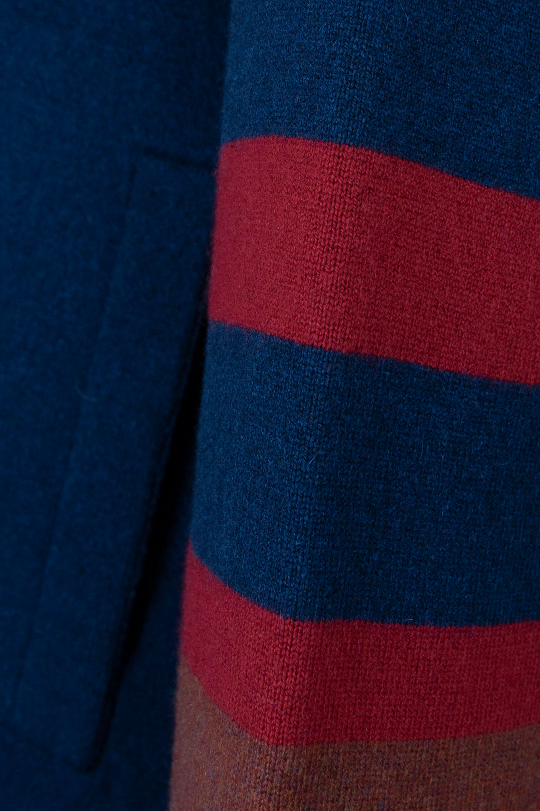 LORO PIANA Hoodie Zipped Cardigan Cashmere Navy