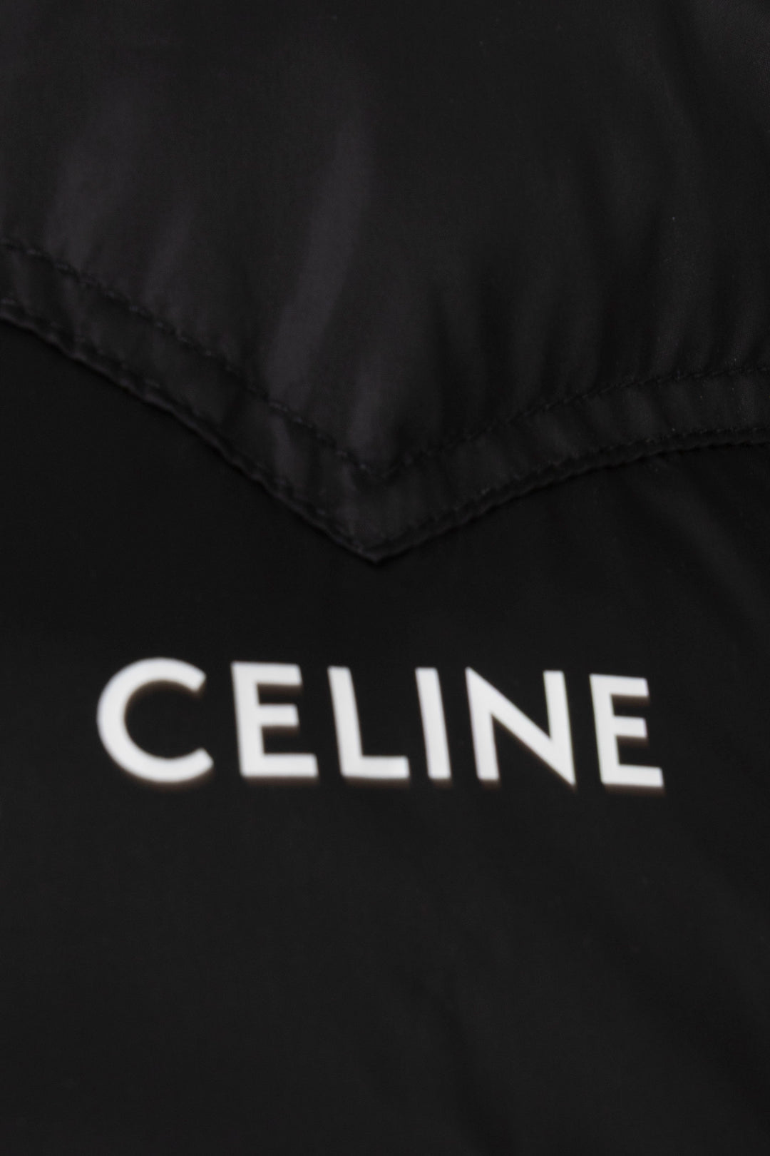 CELINE Logo Puffer Jacket Down Black