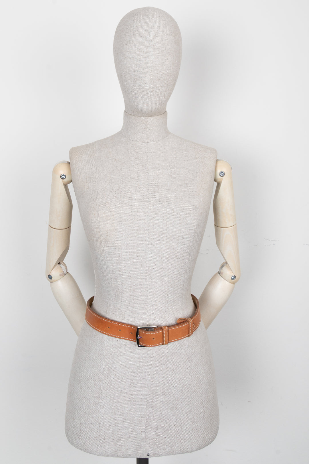 HERMÈS Etrivière 32 Ceinture Vache Hunter Or