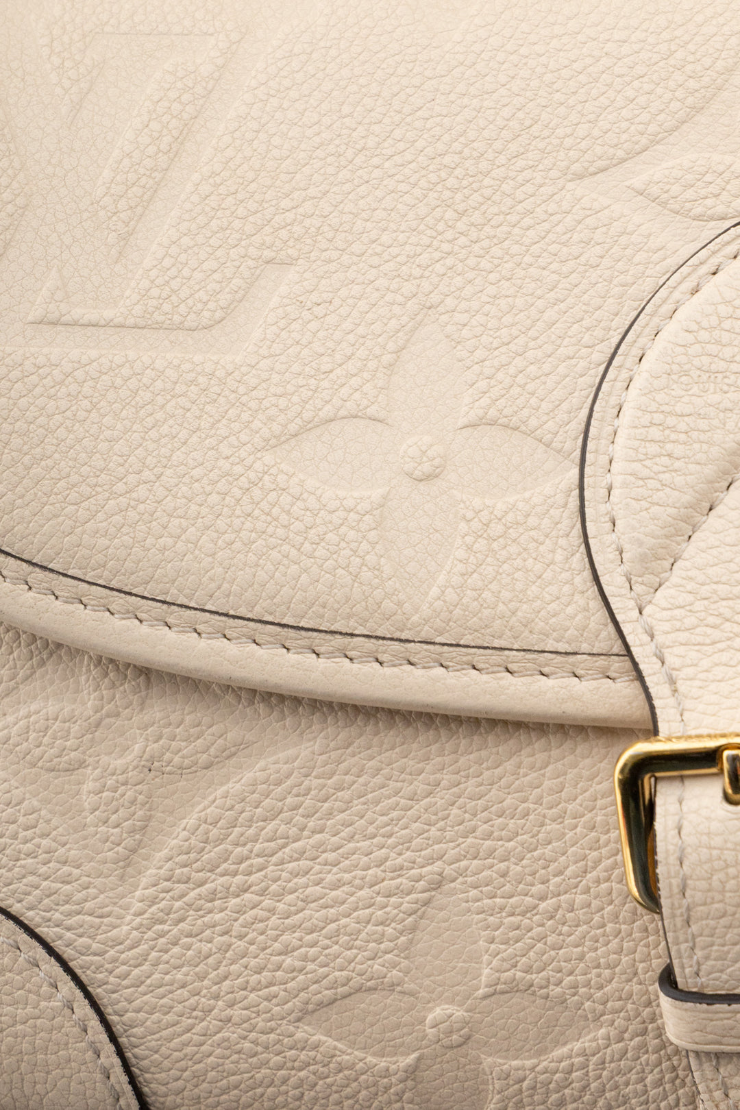 LOUIS VUITTON Diane PM Crossbody Bag Empreinte Cream