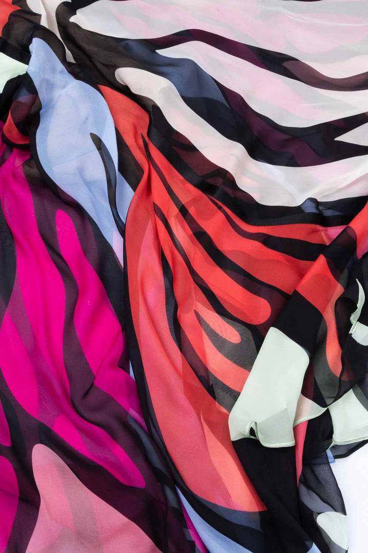 CHANEL Neckholder Dress SS22 Silk Multicolor