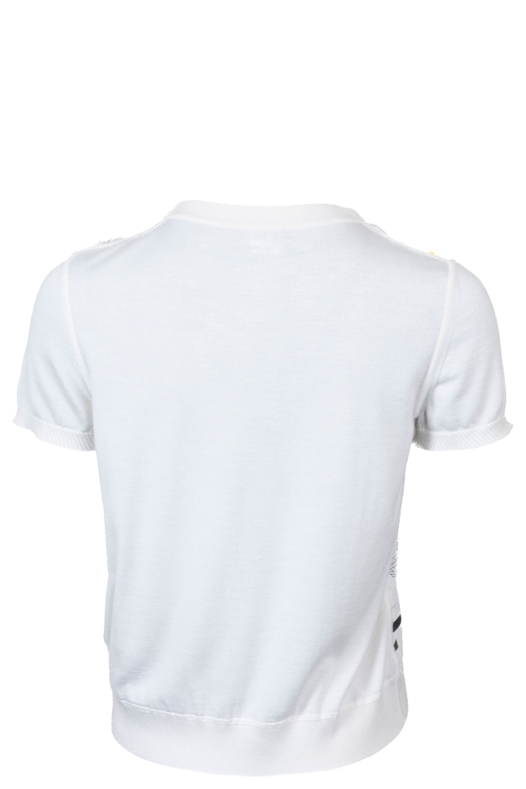 HERMÈS Palefroi Remix Twillaine Top Silk Blanc