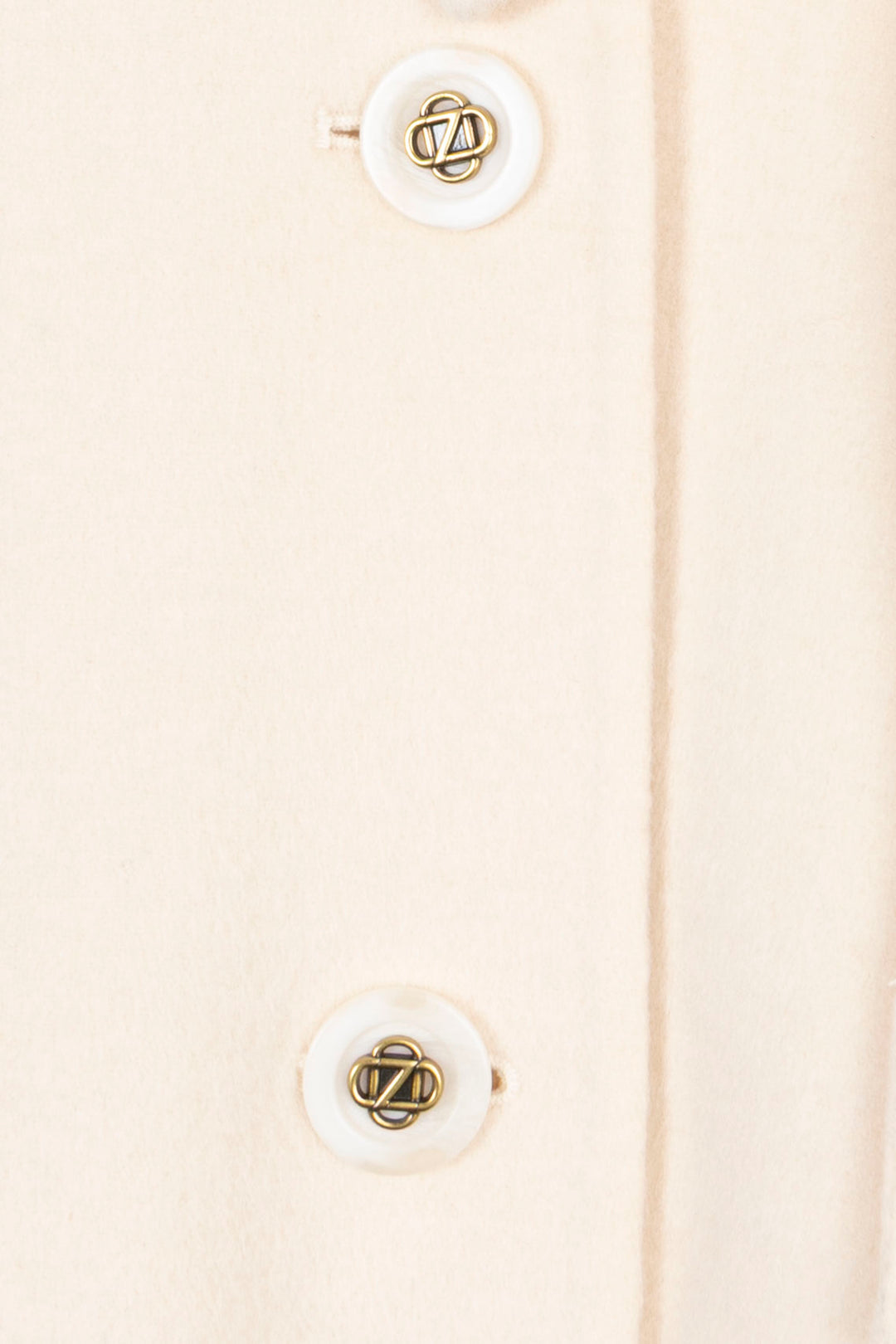 ZIMMERMANN Vailant Pussy Bow Short Coat Wool Ivory