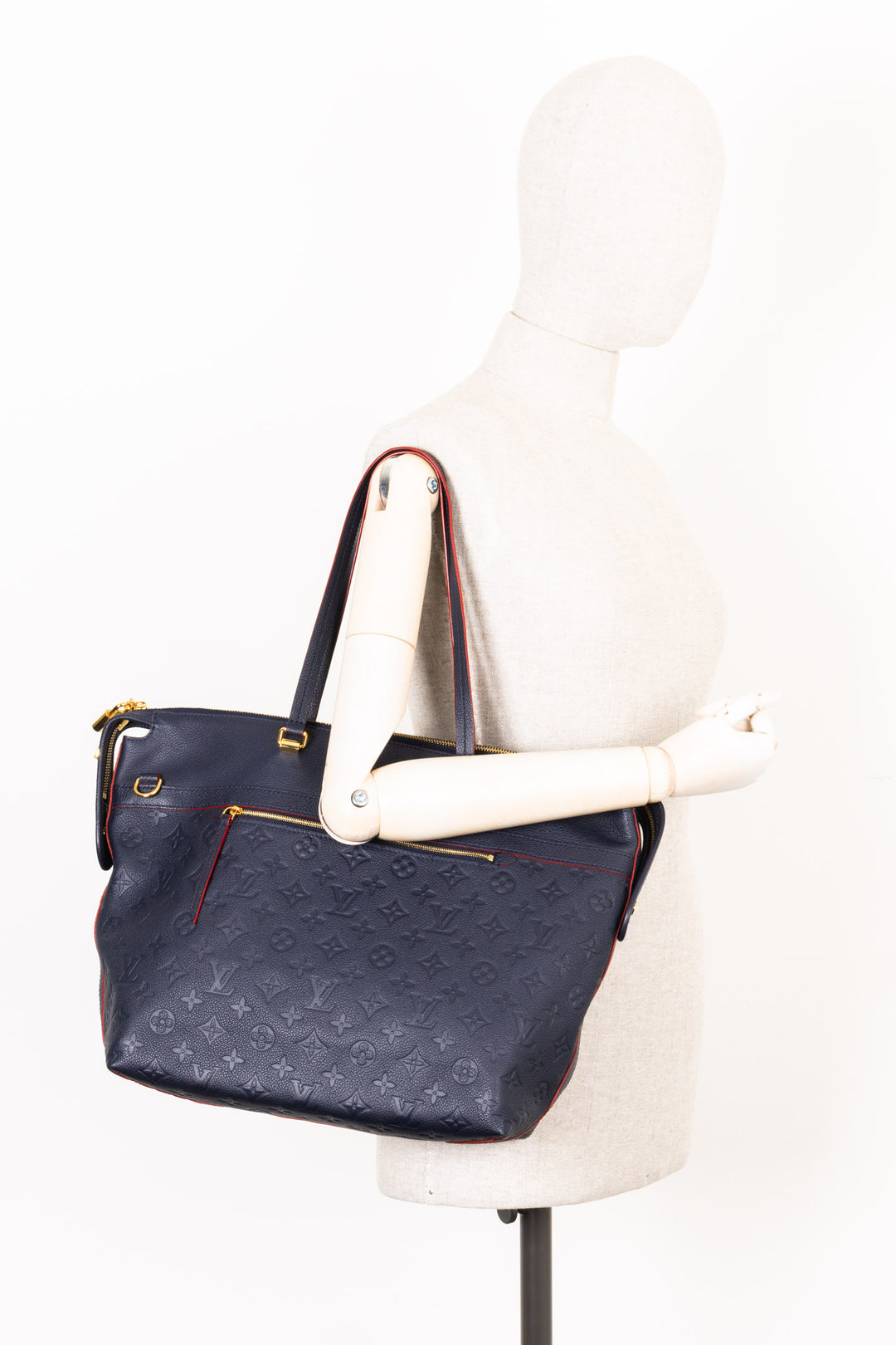 LOUIS VUITTON Bastille Bag Empreinte Blue