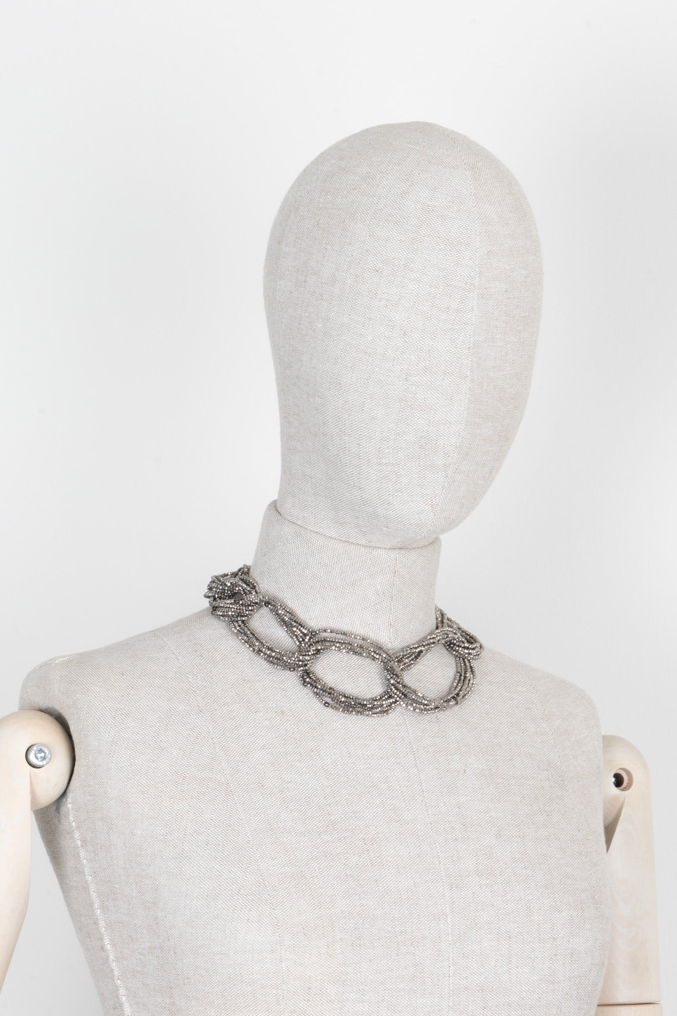 アクセサリーその他 BRUNELLO CUCINELLI 'Monile' necklace Brunello Cucinelli Monili Tie Necklace | Black | FARFETCH