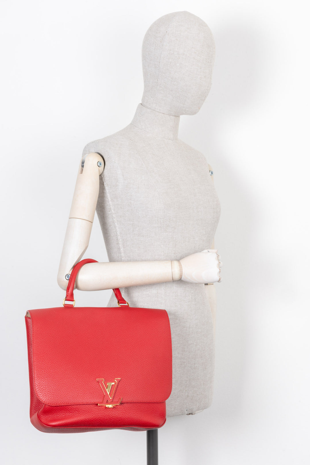 LOUIS VUITTON Volta Crossbody Bag Red Leather