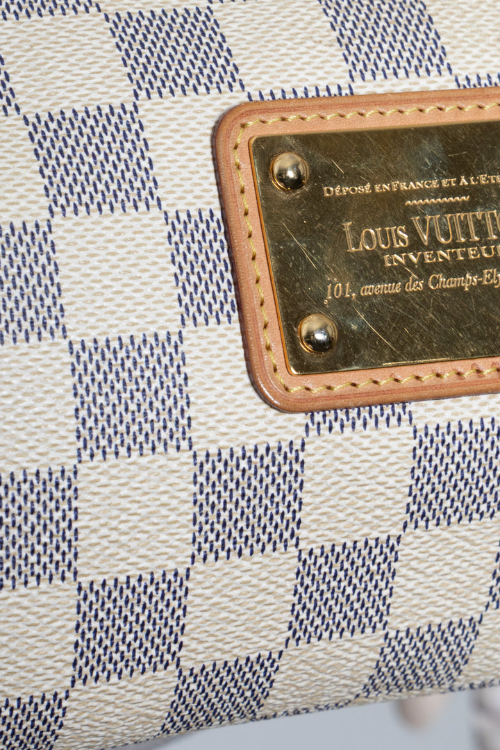 LOUIS VUITTON Eva Pochette Damier Azur