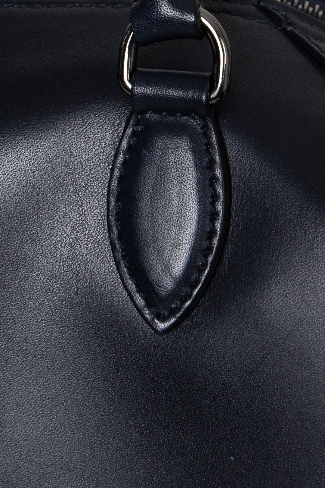 ALAÏA Trapez Bag Leather Navy