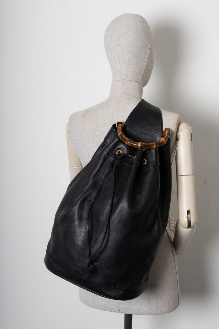 Sac de voyage GUCCI Bamboo Sling Sailor noir