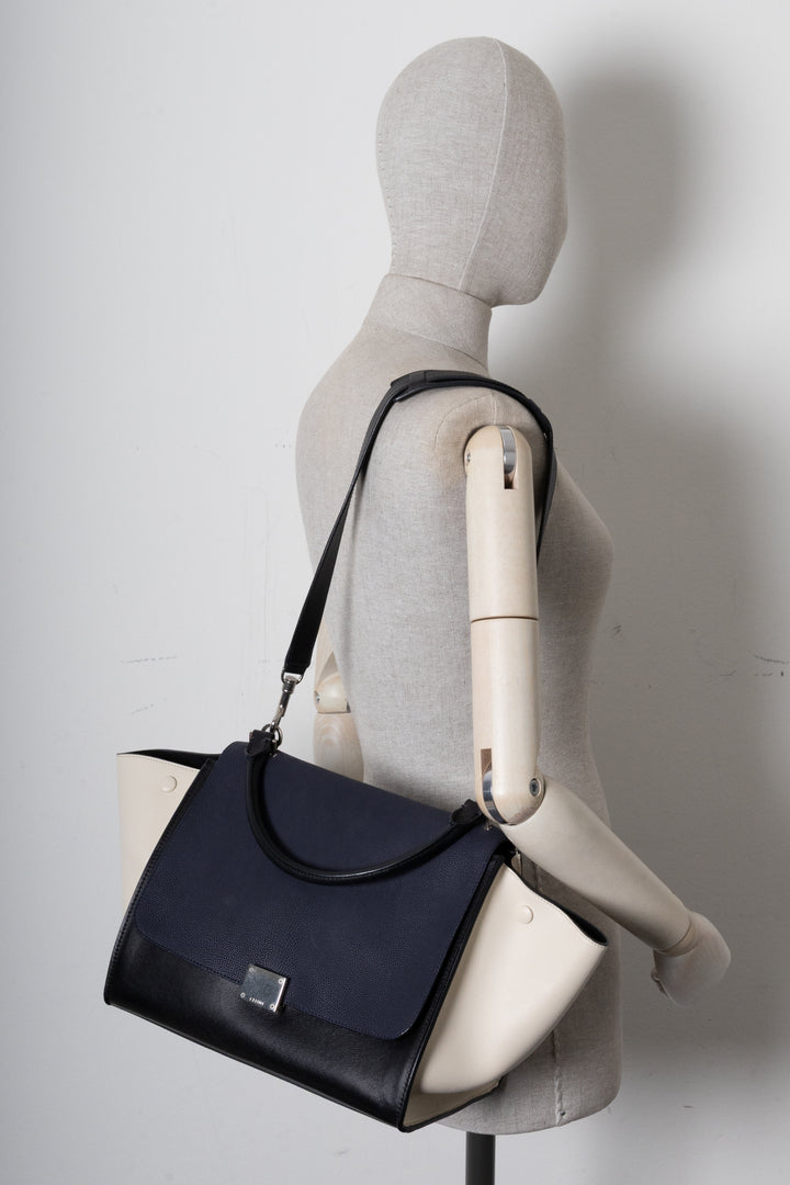 CÉLINE Trapeze Hand Bag Tricolor