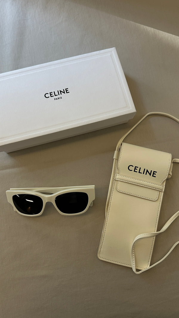 CELINE Sunglasses CL40197U White