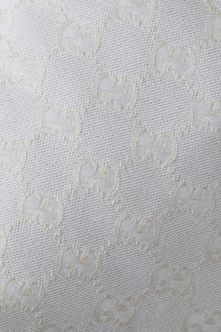 GUCCI GG Canvas Down Bomber Jacket Cream