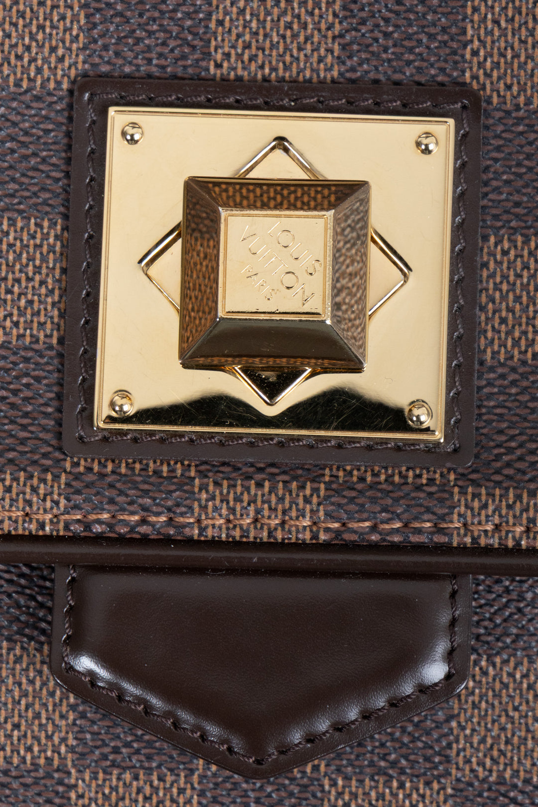 LOUIS VUITTON Bergamo PM Sac Damier Ebène