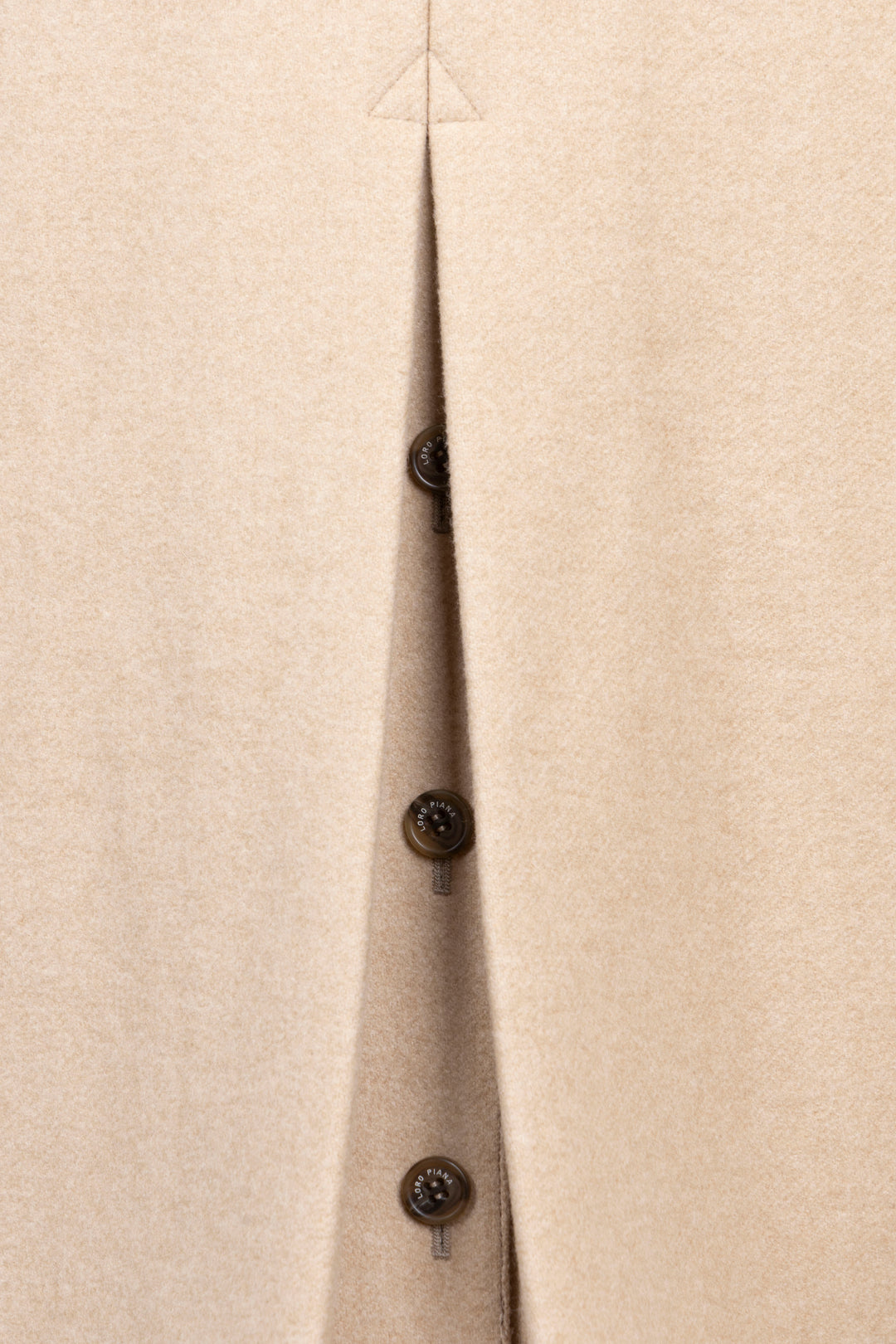 Manteau LORO PIANA Storm System en cachemire beige