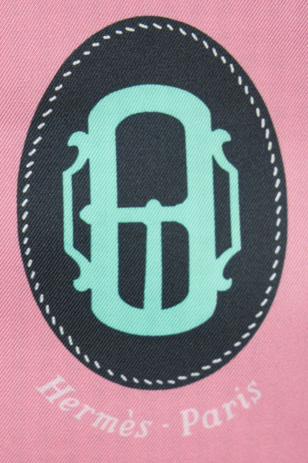 HERMÈS Bouclerie Maxi Twilly Menthe Pink