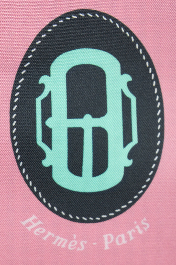 HERMÈS Bouclerie Maxi Twilly Menthe Pink