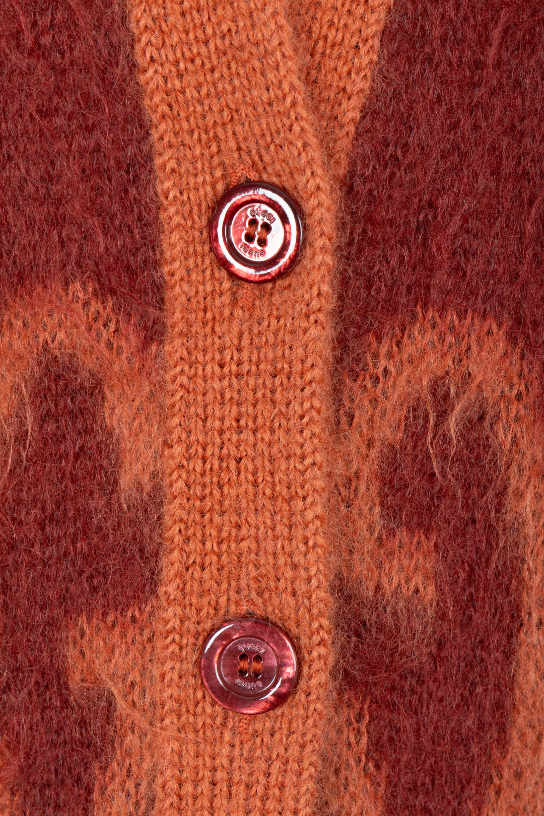 Cardigan en maille réversible GUCCI GG Rouge Orange