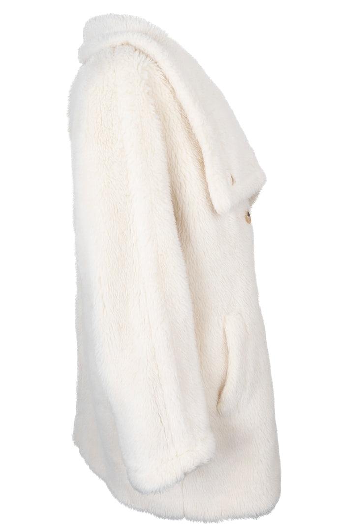 MAX MARA Short Coat Ivory