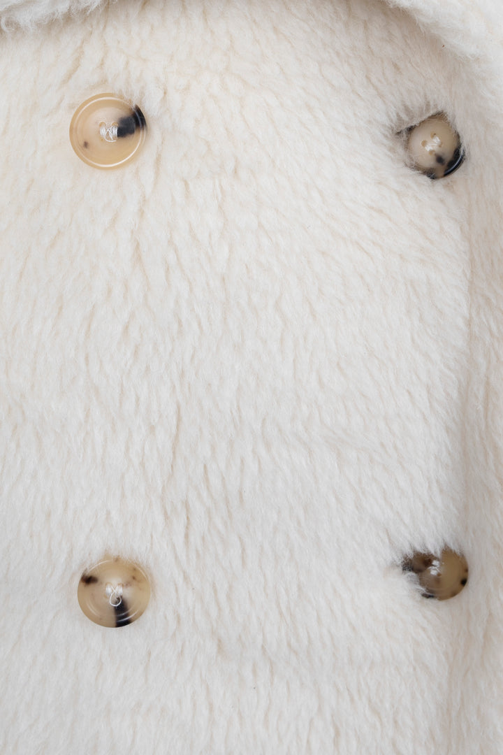 MAX MARA Short Coat Ivory