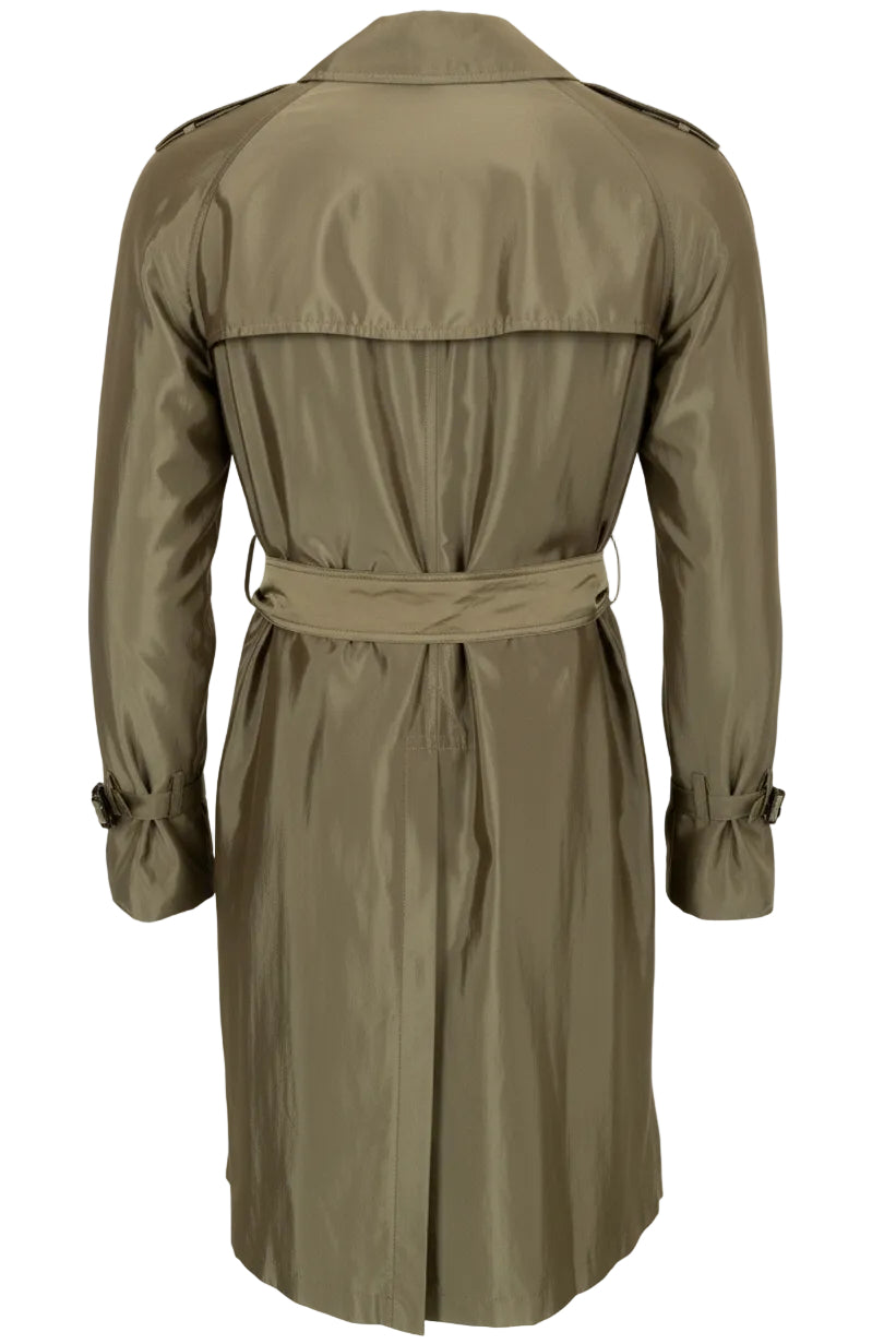 Imperméable GUCCI vert avec ceinture