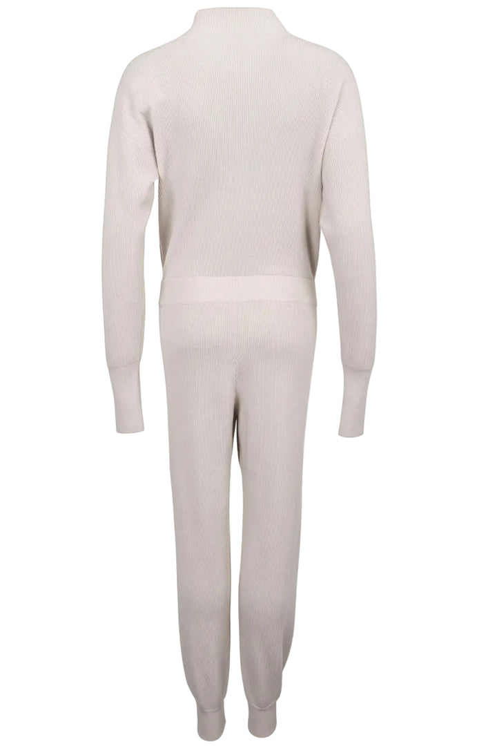 BRUNELLO CUCINELLI Combinaison Monilli Knit Cachemire Gris Clair