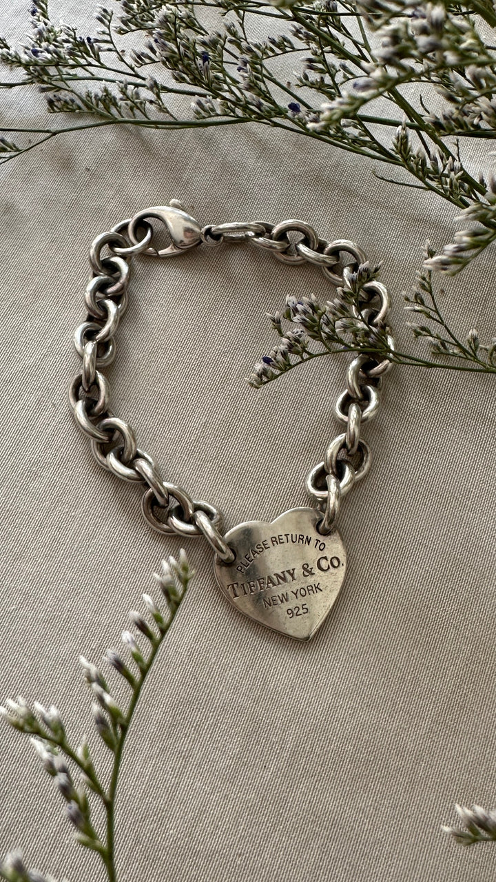 TIFFANY&CO. RTT Chain Link Bracelet Silver