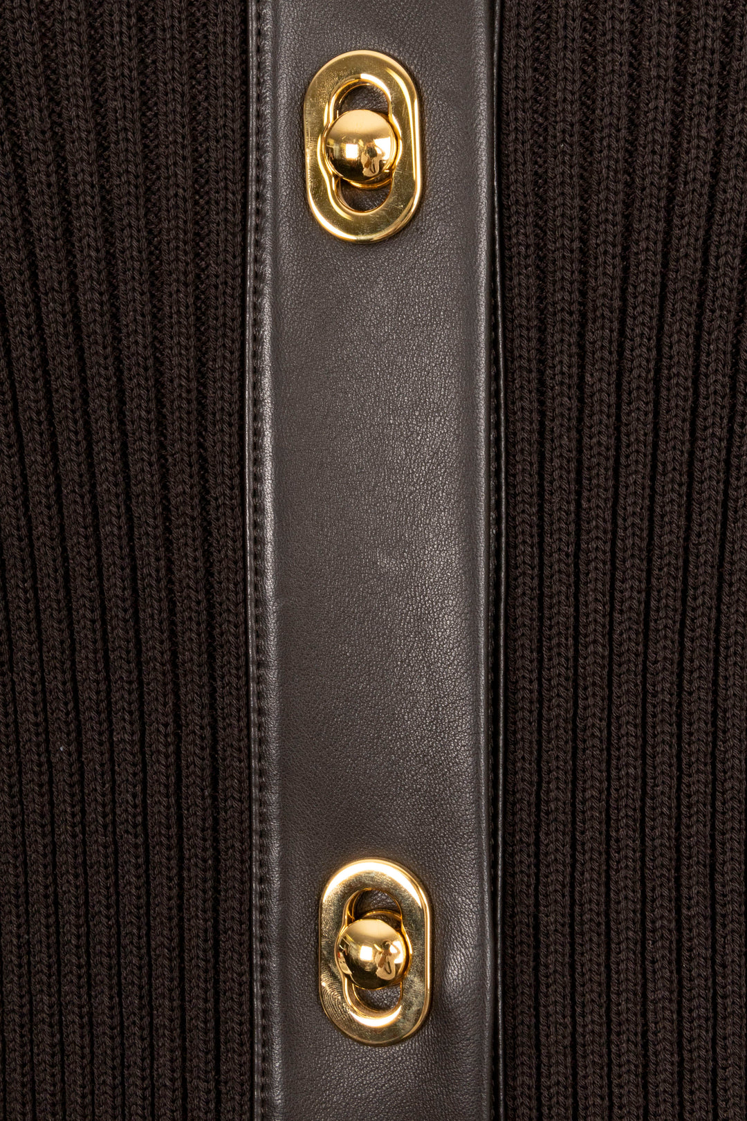 BOTTEGA VENETA 2020 Rolled Cuff Knit Maxi Dress Wool Brown
