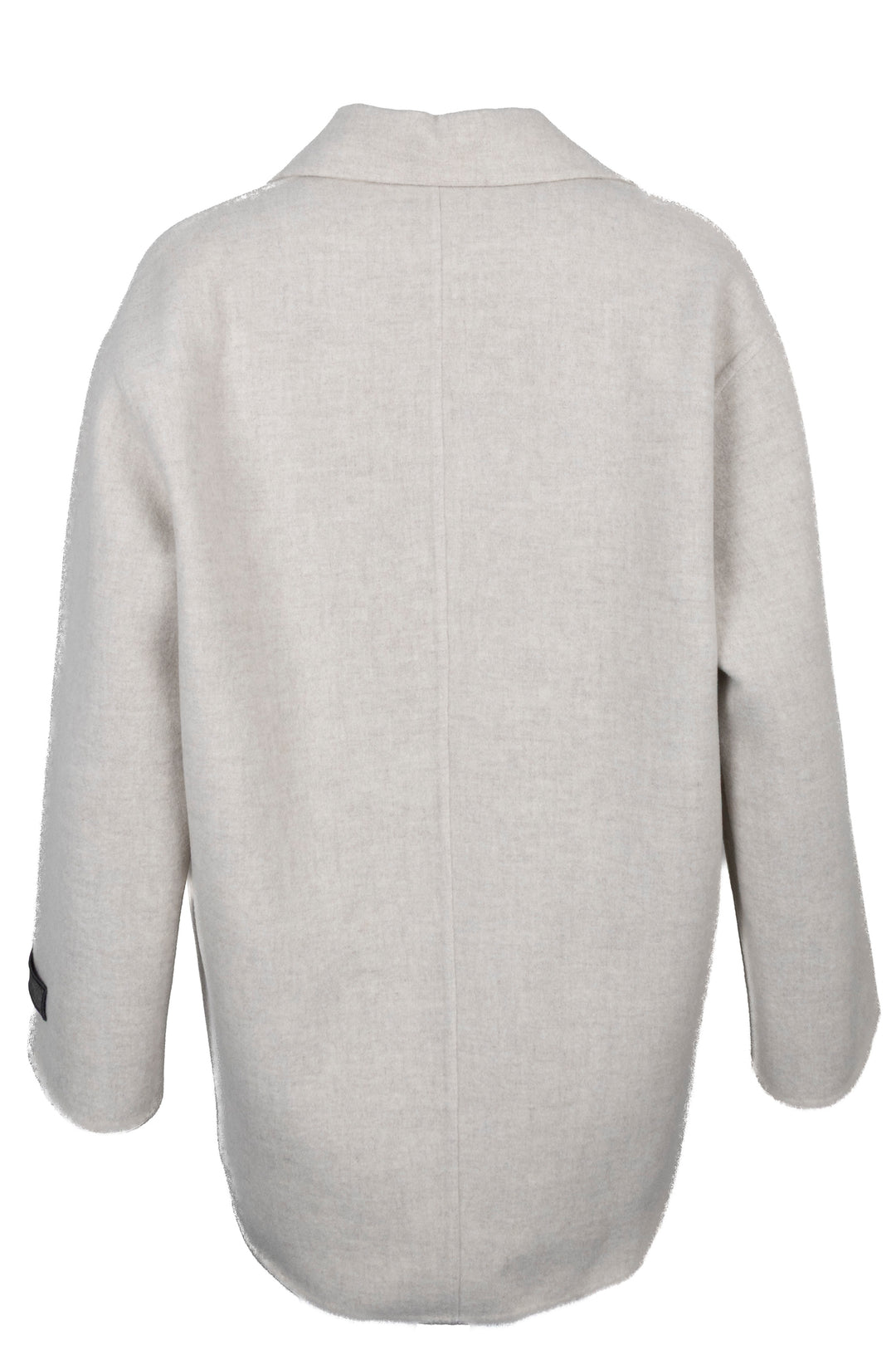 BRUNELLO CUCINELLI Caban Precious Patch Jacket Cashmere Light Grey