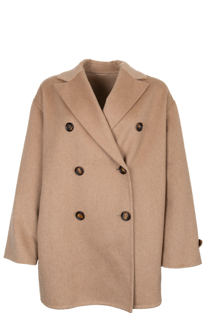 BRUNELLO CUCINELLI Caban Precious Patch Jacket Cashmere Camel