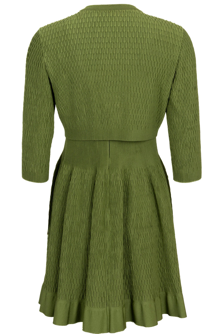 ALAÏA Structured Two-Piece Viscose Green