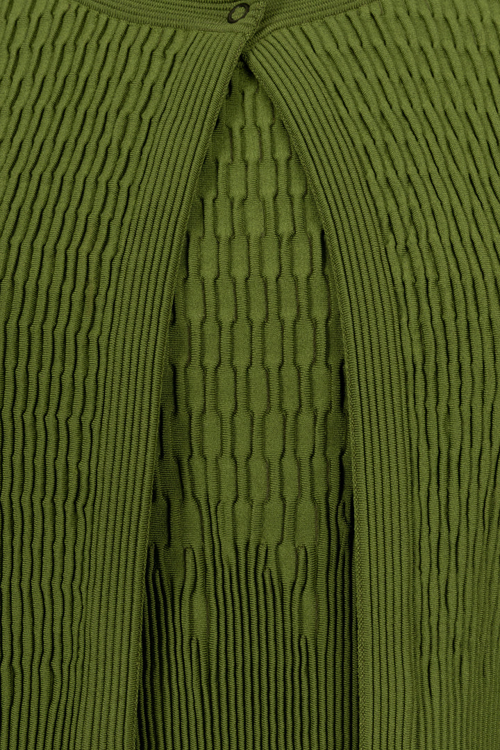 ALAÏA Structured Two-Piece Viscose Green