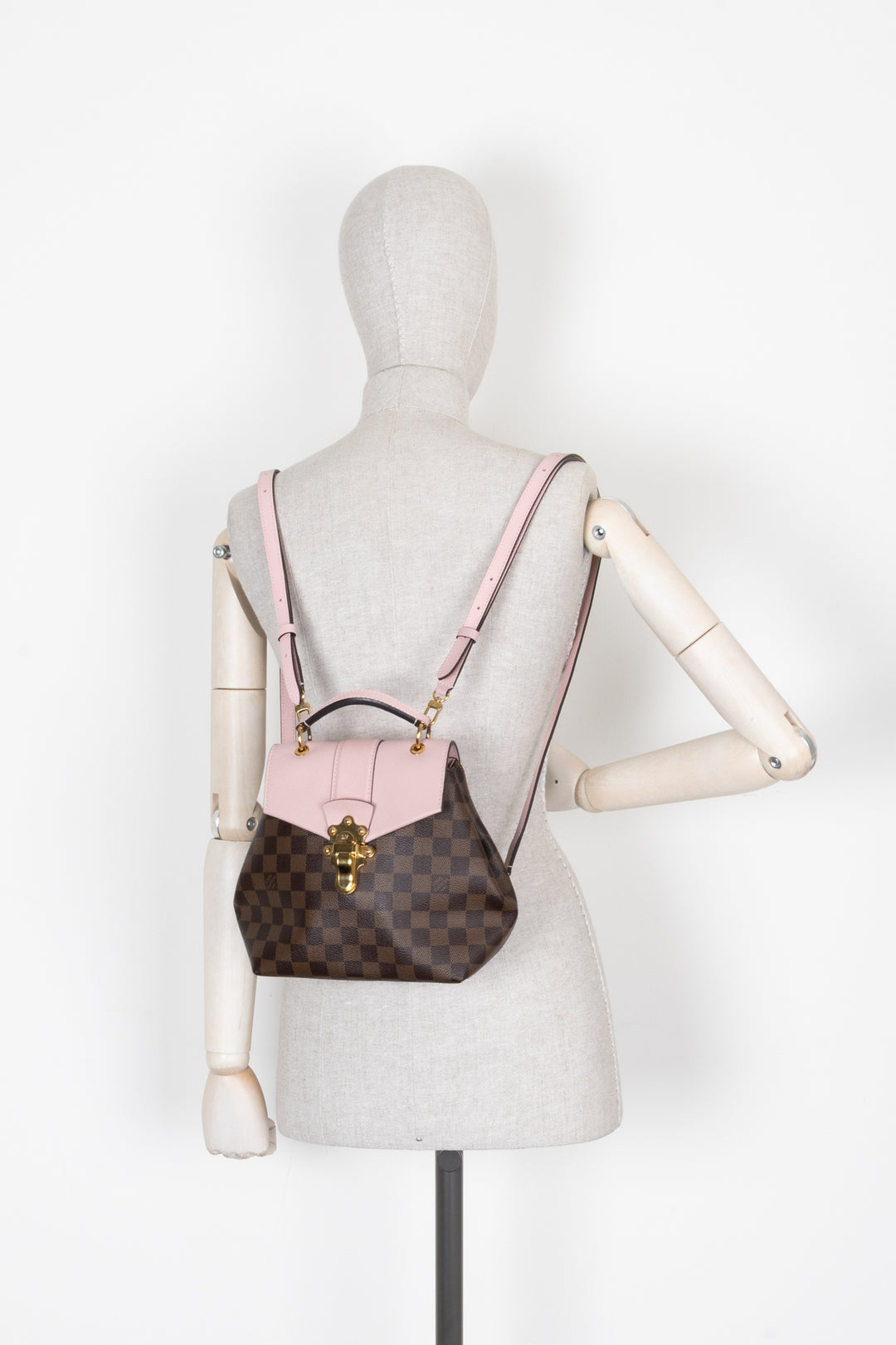 louis vuitton clapton backpack LOUIS VUITTON Clapton Backpack Damier Ebene – REAWAKE