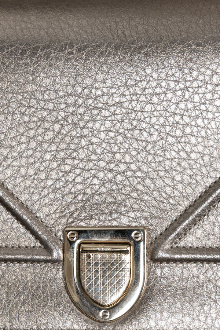 CHRISTIAN DIOR Small Diorama Crossbody Bag Gold