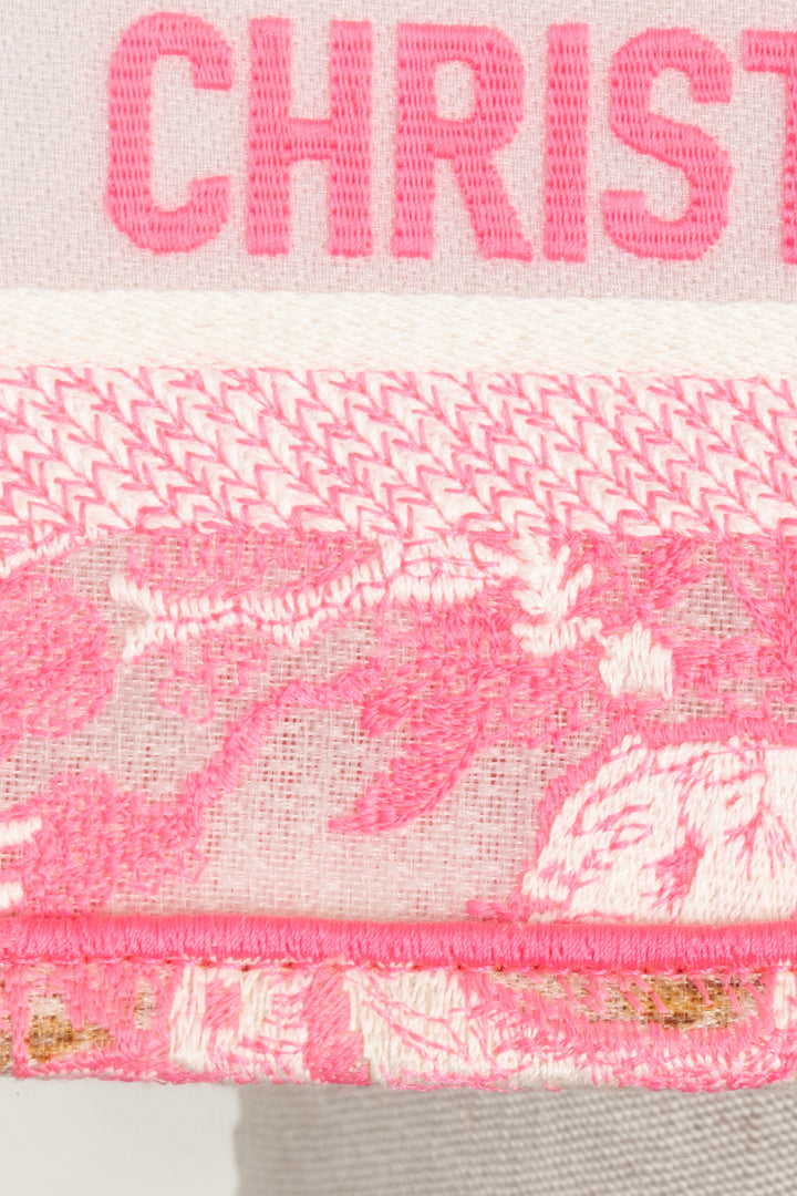 CHRISTIAN DIOR Book Tote Mini Toile De Jouy Pink