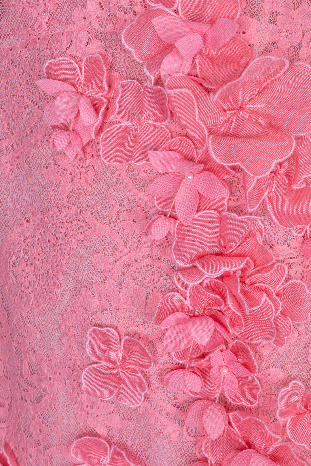 ZIMMERMANN 3D Flowers Dress Pink