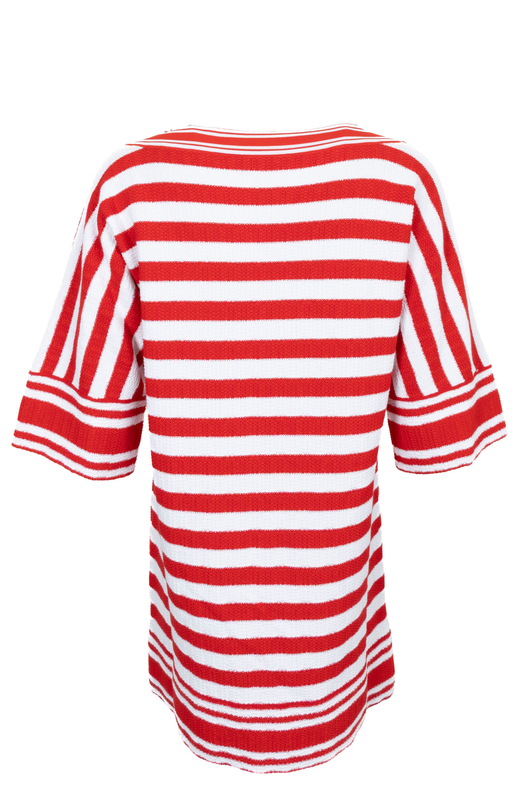 CHANEL 2019 CC Striped Dress Red White