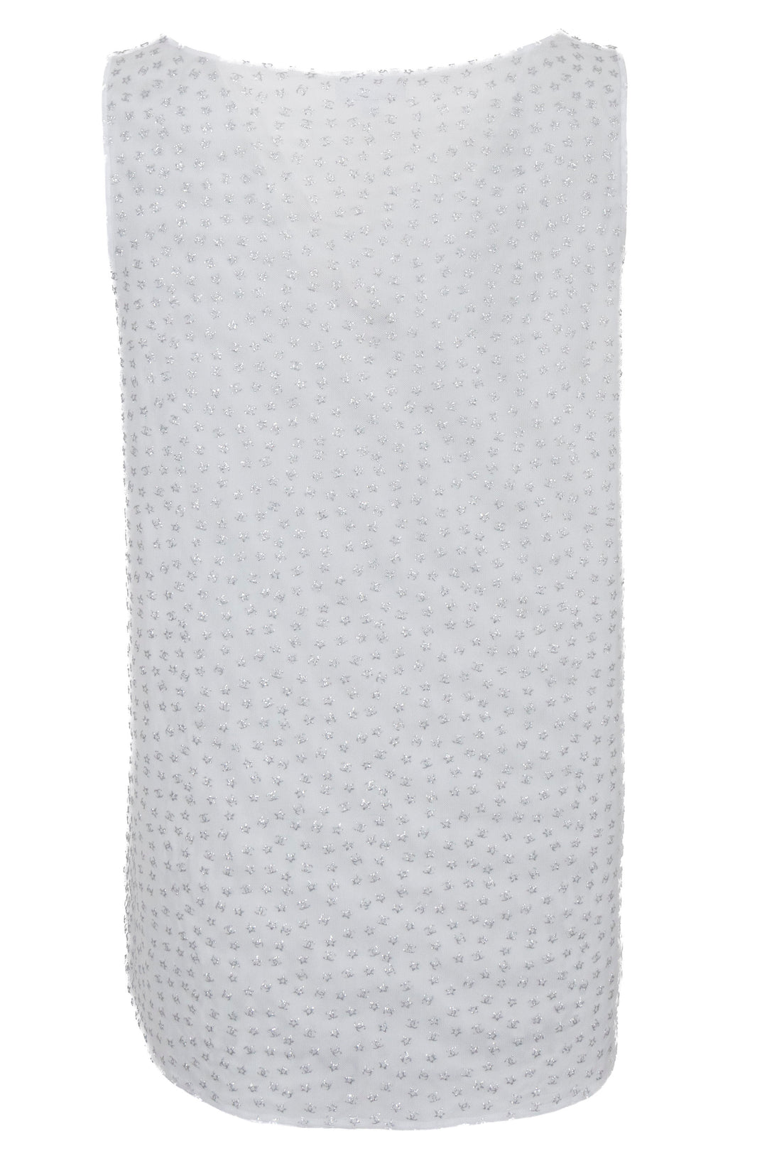 Débardeur CHANEL 2024 Étoile CC Blanc Argent
