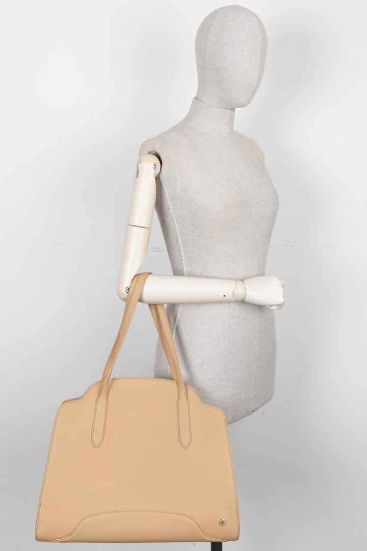 LORO PIANA Large Sesia Tote Bag Beige