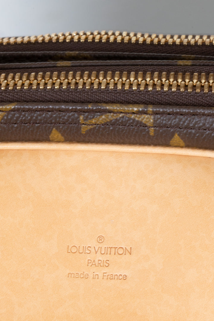 LOUIS VUITTON Alizé Travel Bag 55 MNG Canvas Bag