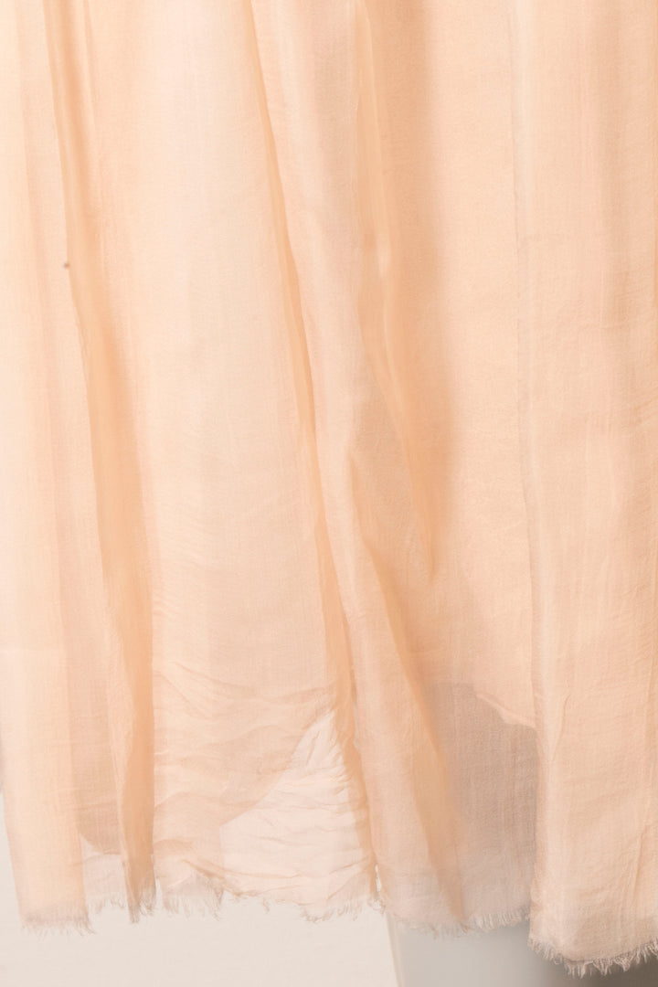 Robe plissée CHANEL Soie Rose