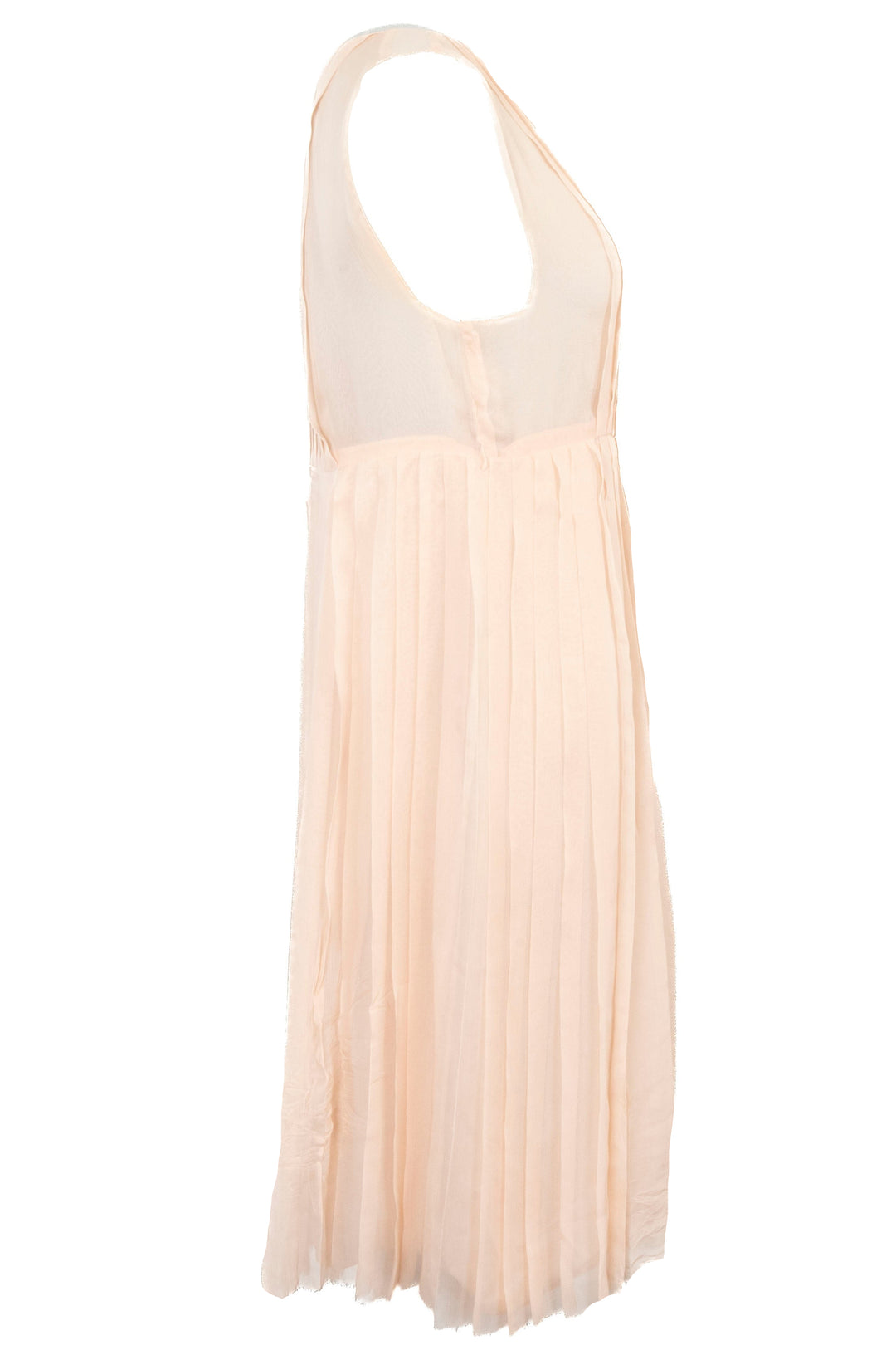 Robe plissée CHANEL Soie Rose
