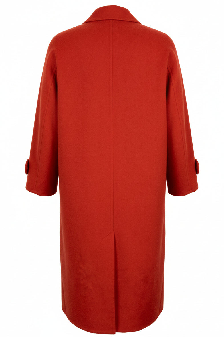 HERMÈS Coat Cashmere Red