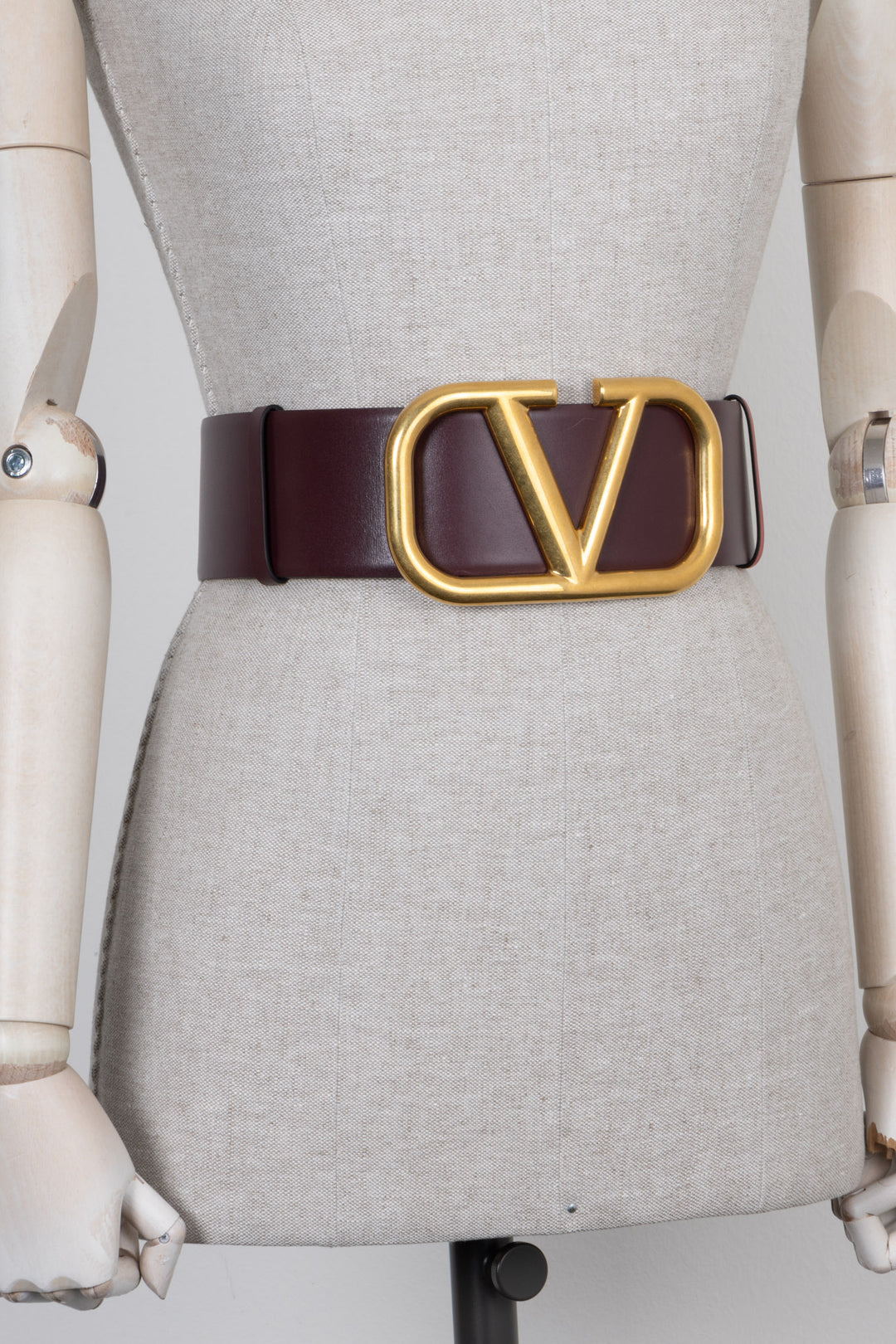 VALENTINO V Logo Waist Belt Red