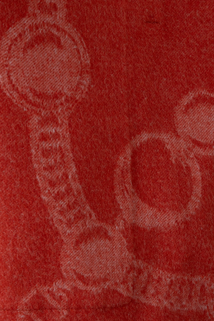 HERMÈS Coat Cashmere Red