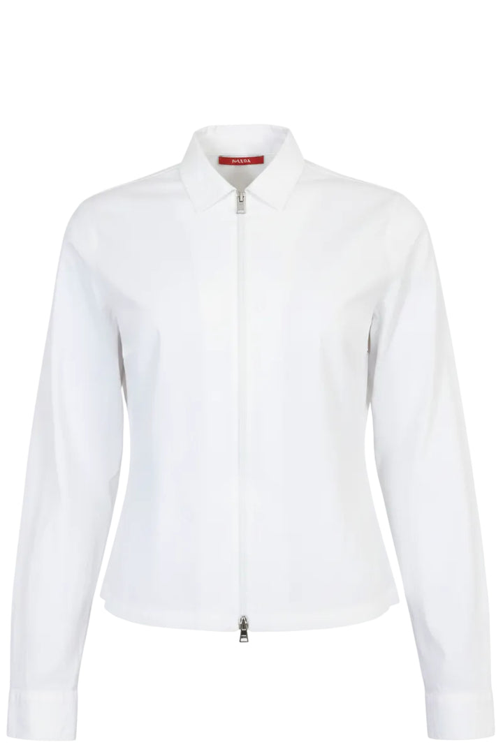 PRADA Chemise zippée coton blanc