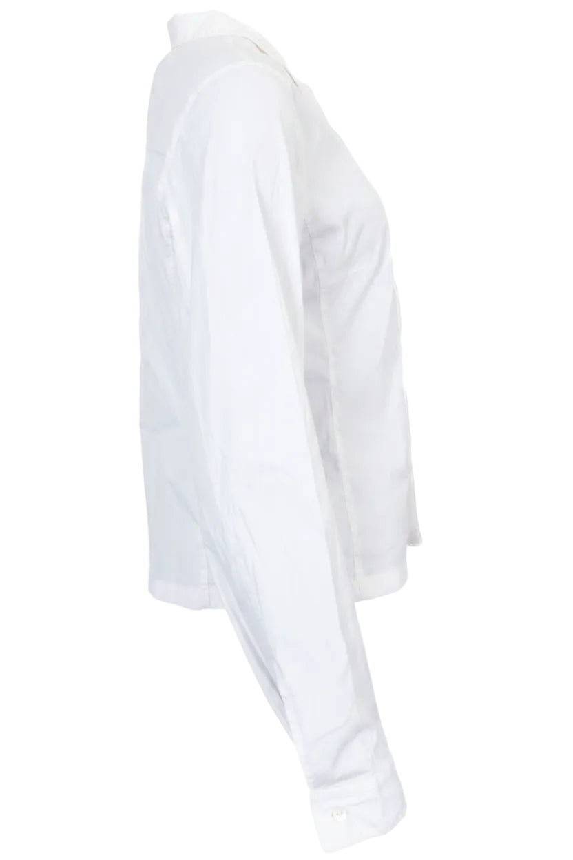 PRADA Chemise zippée coton blanc