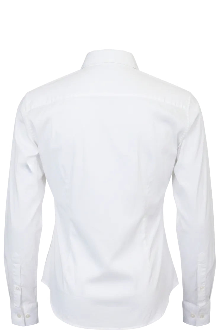 PRADA Chemise zippée coton blanc