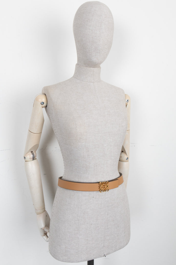 LOEWE Reversible Anagram Belt Brown